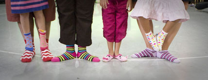 Colorful socks