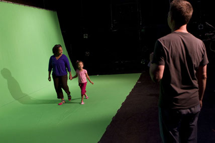 Gill directs Erika and Layla through 'leisurely stroll.'