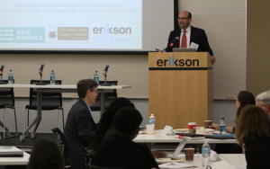 Geoffrey A. Nagle, Erikson's president and chief executive officer, kicks off the Breakthroughs in Parent Engagement and Early Literacy forum.