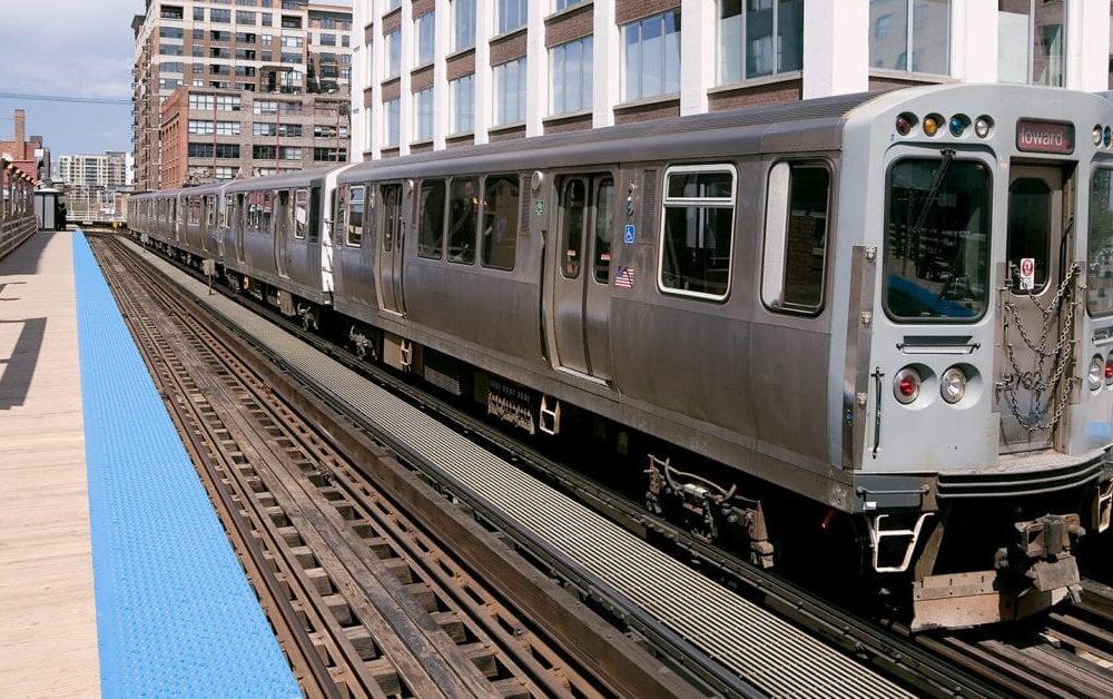 Chicago public transport train