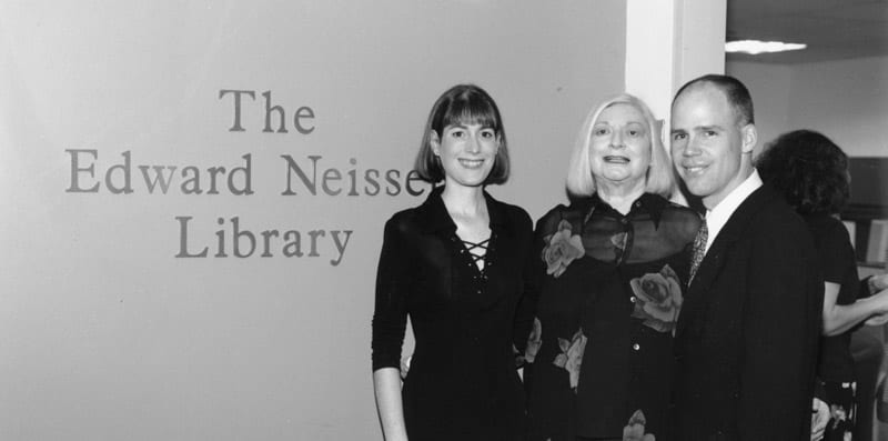 Erikson’s Edward Neisser Library is dedicated.