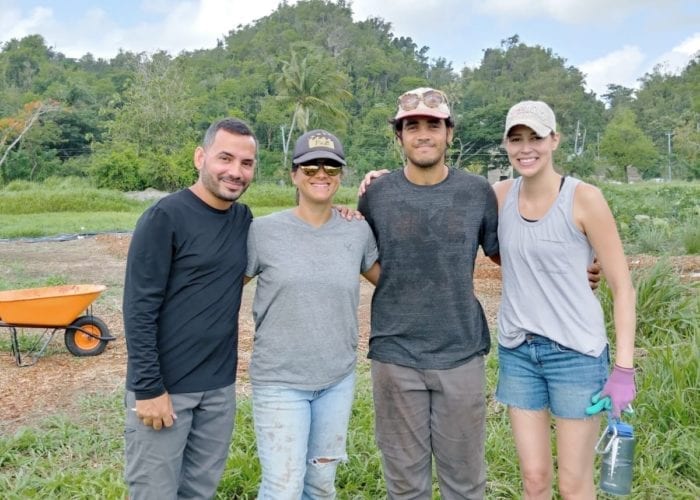 Kia volunteered all over Puerto Rico through an agricultural collective that provides farming for communities in need - especially after Hurricane Maria.