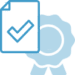 Check certificate icon.