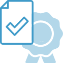 Check certificate icon.