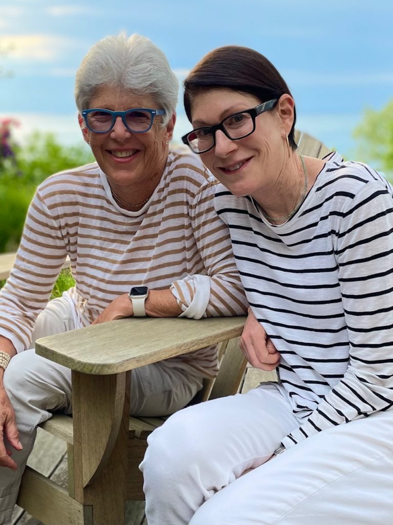 Pictured: Erikson Trustee Kate Neisser (right) with fellow Trustee Kathy Pick (left)