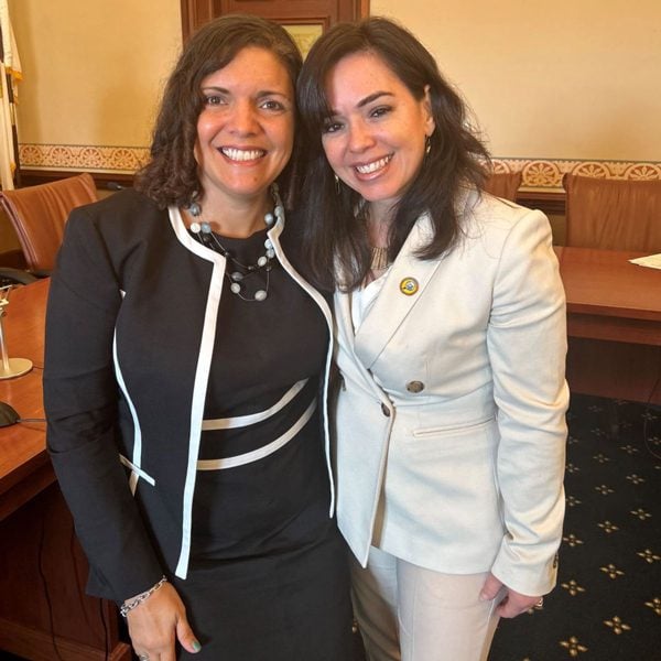 Left to Right: Erikson President Mariana Souto-Manning and Senator Crisina Pacione-Zayas