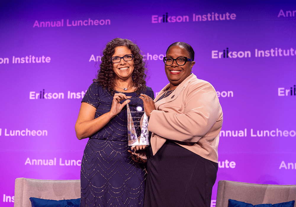 pictured left to right: Mariana Souto-Manning and Leslie McKinily