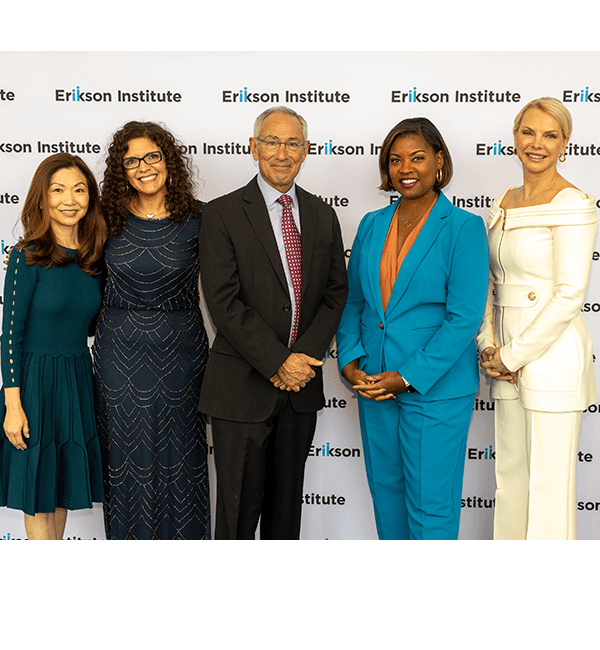 (pictured left to right): Peggy Lim, Mariana Souto-Manning, Thomas Insel, Brandis Friedman Sabrina Gracias