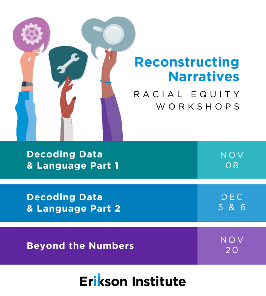 Reconstructing Narratives Workshop Series promotional flyer