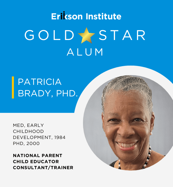 gold star alum award honoring Patricia Brady, PHD