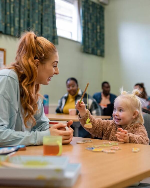 young child curiosity adult connection