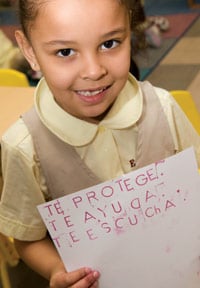 Image: Girl in classroom