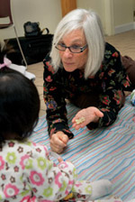 Fussy Baby Network's Marsha Baker, M.Ed. ’97