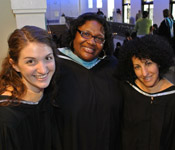 Alumni at the 2013 commencement ceremony.