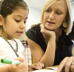 Teacher and student